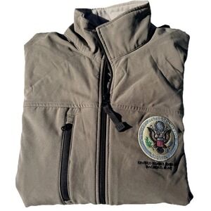 United States Of America Embassy Baghdad Iraq Port Authority Men's Medium Jacket